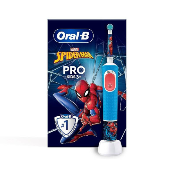 Oral B Escova Elétrica Pro Kids 3 + Spider-Man Edição Especial